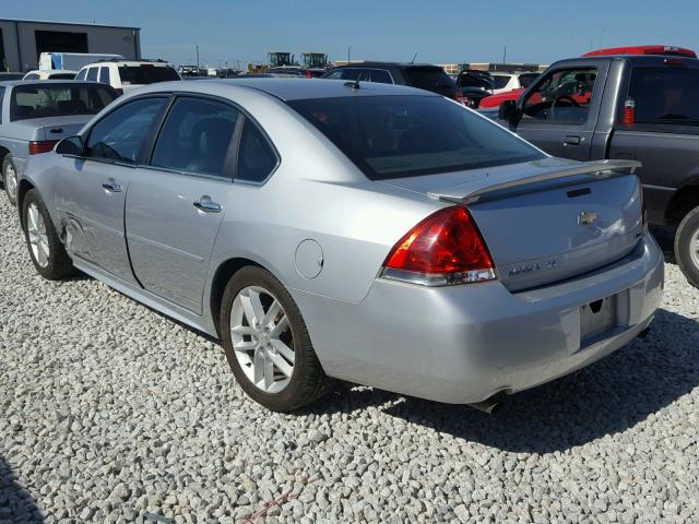 2G1WC5E35D1202546 - 2013 CHEVROLET IMPALA LTZ SILVER photo 3