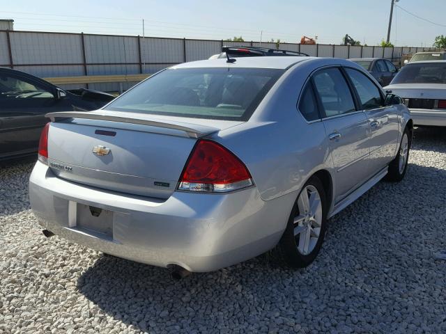 2G1WC5E35D1202546 - 2013 CHEVROLET IMPALA LTZ SILVER photo 4