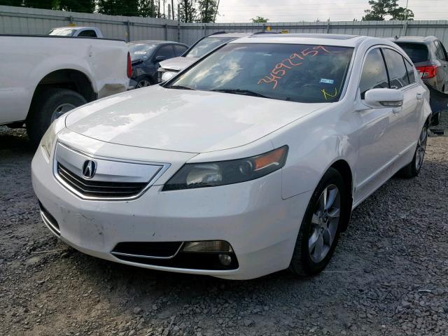 19UUA8F52DA000034 - 2013 ACURA TL TECH WHITE photo 2