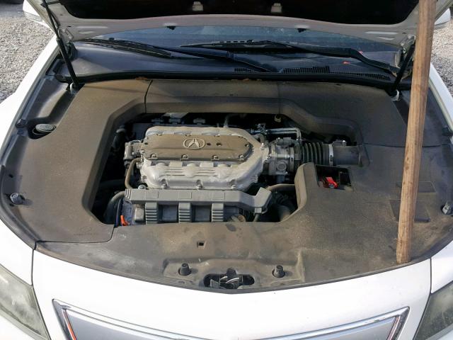 19UUA8F52DA000034 - 2013 ACURA TL TECH WHITE photo 7