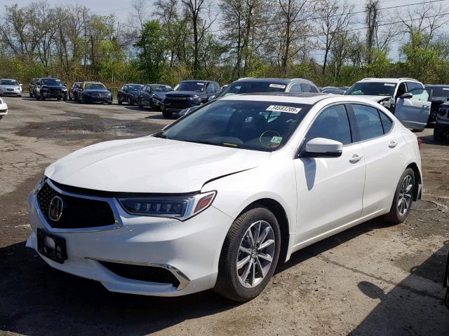 19UUB1F59JA002315 - 2018 ACURA TLX TECH WHITE photo 2