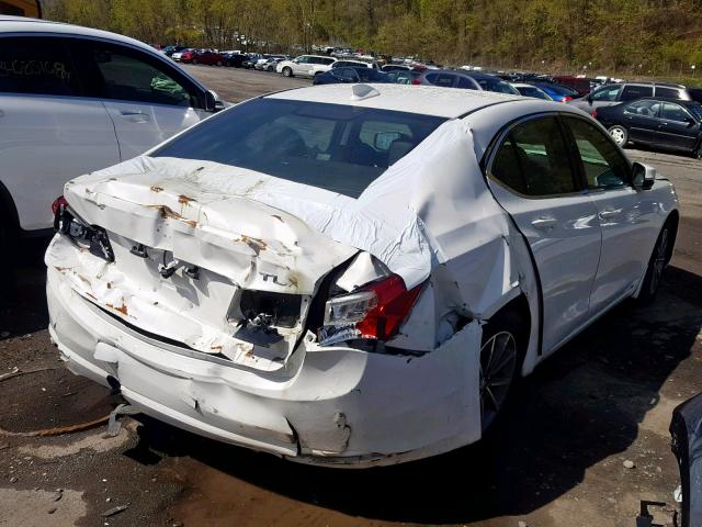 19UUB1F59JA002315 - 2018 ACURA TLX TECH WHITE photo 4
