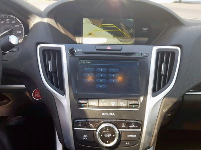 19UUB1F59JA002315 - 2018 ACURA TLX TECH WHITE photo 9