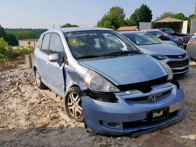 JHMGD38698S000817 - 2008 HONDA FIT SPORT BLUE photo 1