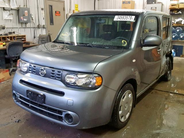 JN8AZ2KR8BT212023 - 2011 NISSAN CUBE BASE GRAY photo 2