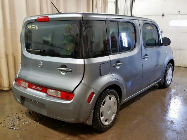 JN8AZ2KR8BT212023 - 2011 NISSAN CUBE BASE GRAY photo 4