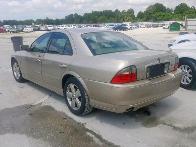 1LNFM87A36Y619791 - 2006 LINCOLN LS GOLD photo 3