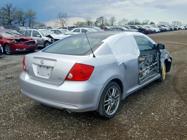 JTKDE167960091588 - 2006 TOYOTA SCION TC SILVER photo 4