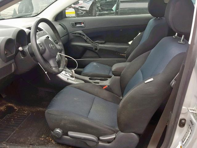 JTKDE167960091588 - 2006 TOYOTA SCION TC SILVER photo 5