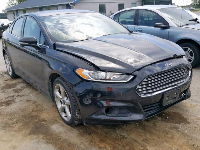 3FA6P0HR3DR289055 - 2013 FORD FUSION SE BLACK photo 1