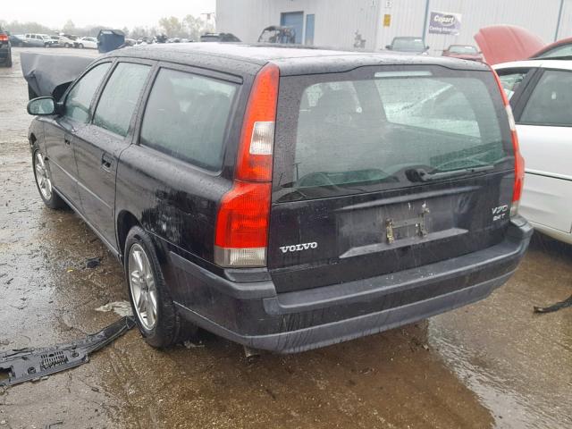 YV1SW58DX32325236 - 2003 VOLVO V70 2.4T BLACK photo 3