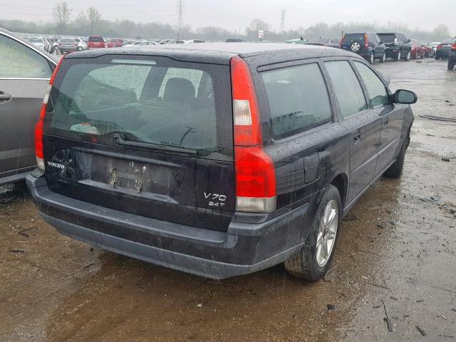 YV1SW58DX32325236 - 2003 VOLVO V70 2.4T BLACK photo 4