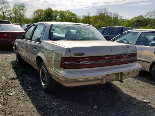 1G4AG55M6R6498817 - 1994 BUICK CENTURY SP TAN photo 3