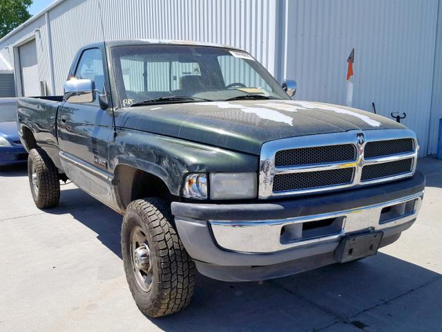 1B7KF26C7TJ154403 - 1996 DODGE RAM 2500 GREEN photo 1