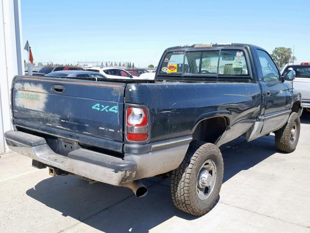 1B7KF26C7TJ154403 - 1996 DODGE RAM 2500 GREEN photo 4