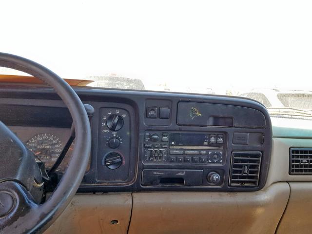 1B7KF26C7TJ154403 - 1996 DODGE RAM 2500 GREEN photo 9