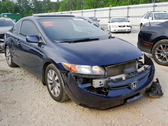 2HGFG12978H565328 - 2008 HONDA CIVIC EXL BLUE photo 1