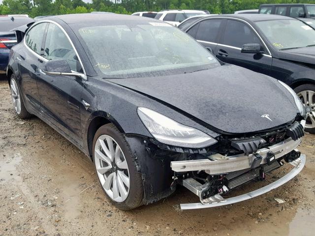 5YJ3E1EBXJF090551 - 2018 TESLA MODEL 3 BLACK photo 1