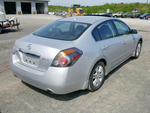 1N4AL2AP8CC243485 - 2012 NISSAN ALTIMA BAS SILVER photo 4