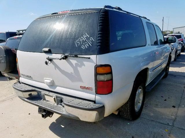 1GKEC16ZX5J244690 - 2005 GMC YUKON XL C WHITE photo 4