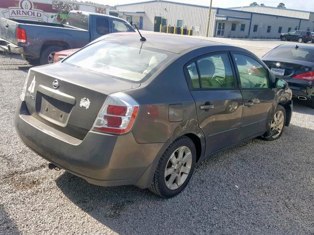 3N1AB61E28L682117 - 2008 NISSAN SENTRA 2.0 BROWN photo 4