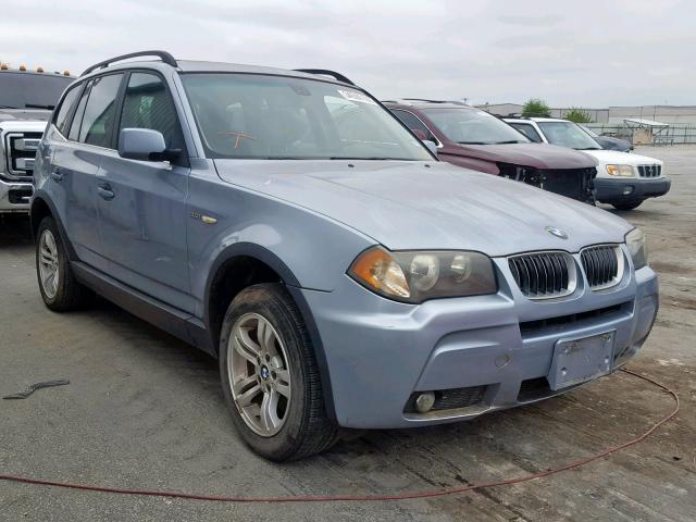 WBXPA93436WD26501 - 2006 BMW X3 3.0I BLUE photo 1