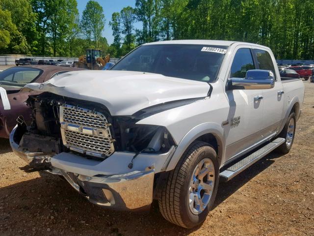 1C6RR7NT0ES419686 - 2014 RAM 1500 LARAM WHITE photo 2