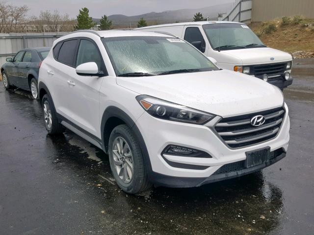 KM8J3CA40JU771367 - 2018 HYUNDAI TUCSON SEL WHITE photo 1