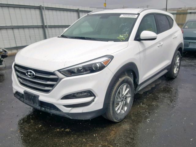 KM8J3CA40JU771367 - 2018 HYUNDAI TUCSON SEL WHITE photo 2