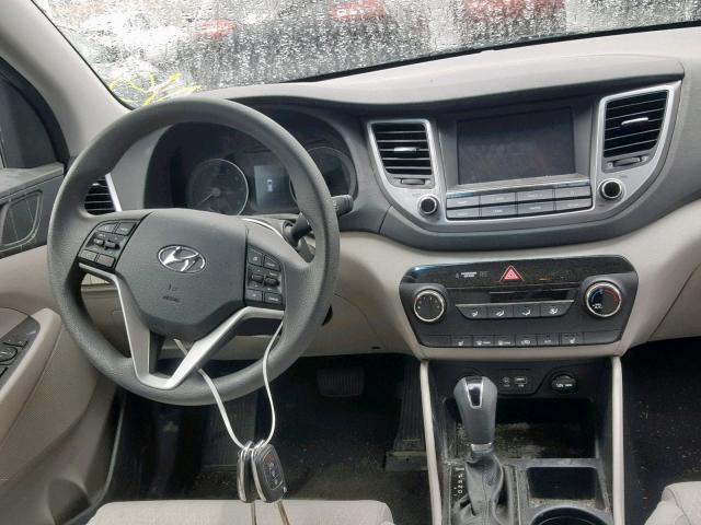 KM8J3CA40JU771367 - 2018 HYUNDAI TUCSON SEL WHITE photo 9