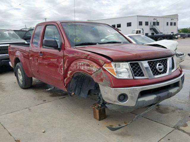 1N6AD06UX6C419741 - 2006 NISSAN FRONTIER K RED photo 1