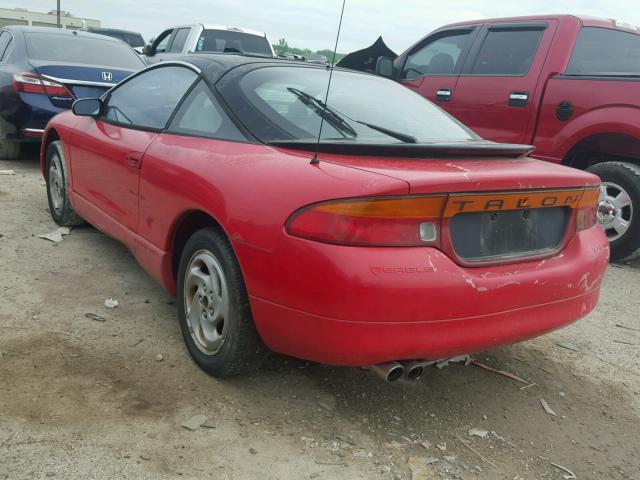 4E3AL54F4SE197941 - 1995 EAGLE TALON TSI RED photo 3