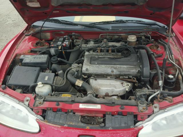 4E3AL54F4SE197941 - 1995 EAGLE TALON TSI RED photo 7