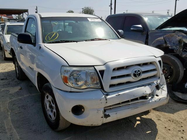 5TENX22N19Z615174 - 2009 TOYOTA TACOMA WHITE photo 1