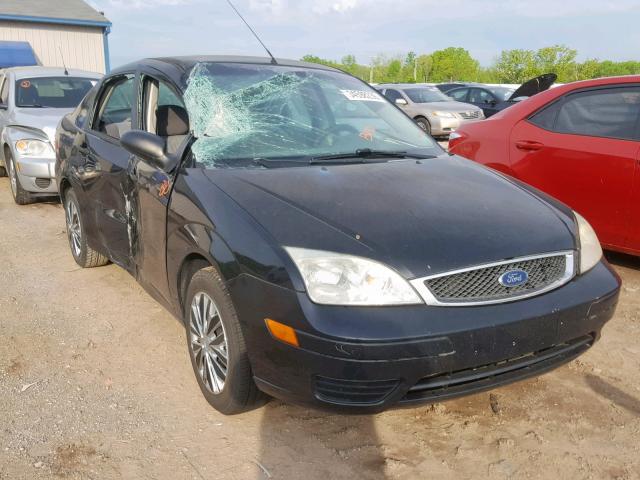 1FAFP34N85W310579 - 2005 FORD FOCUS ZX4 BLACK photo 1