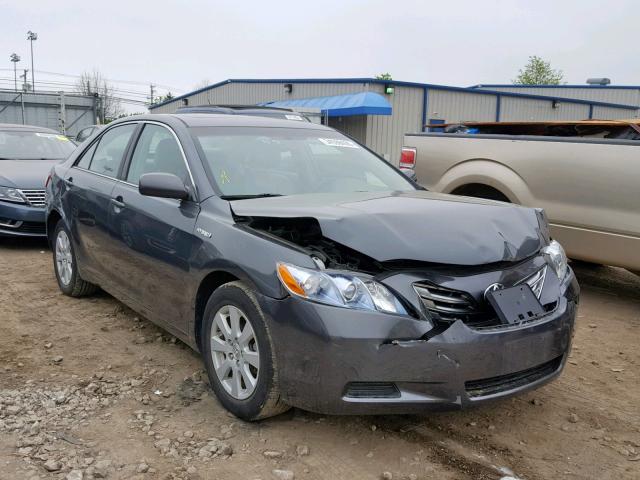 4T1BB46K38U058378 - 2008 TOYOTA CAMRY HYBR CHARCOAL photo 1