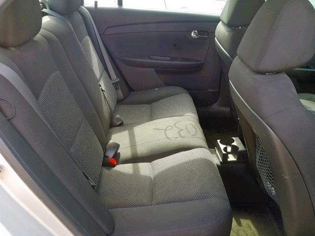 1G1ZC5E06CF143646 - 2012 CHEVROLET MALIBU 1LT SILVER photo 6