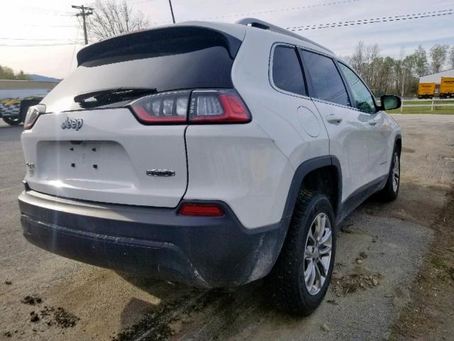 1C4PJMLB1KD177135 - 2019 JEEP CHEROKEE L WHITE photo 4