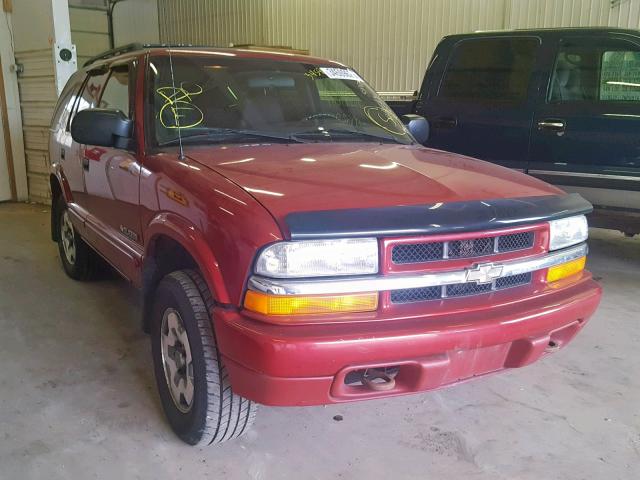 1GNDT13X13K135706 - 2003 CHEVROLET BLAZER RED photo 1