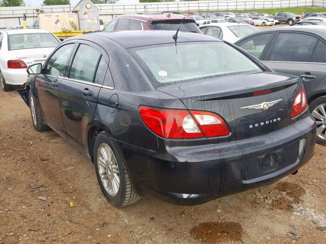 1C3LC56K67N563193 - 2007 CHRYSLER SEBRING TO BLACK photo 3