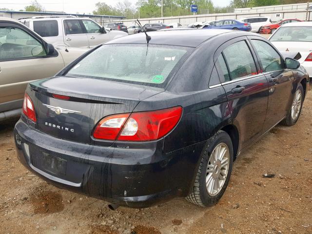 1C3LC56K67N563193 - 2007 CHRYSLER SEBRING TO BLACK photo 4