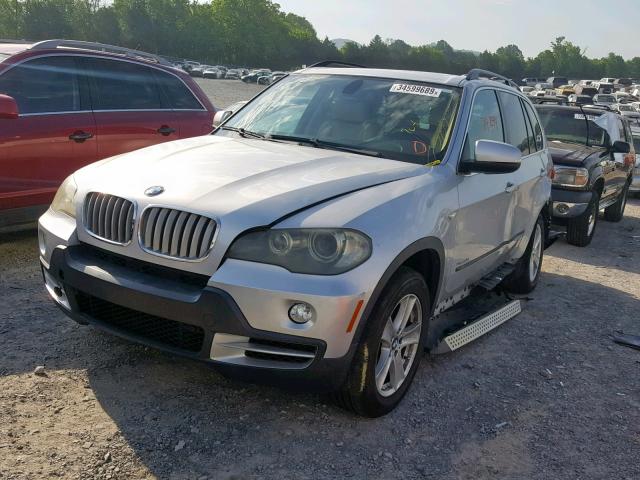 5UXFE83529L170968 - 2009 BMW X5 XDRIVE4 SILVER photo 2