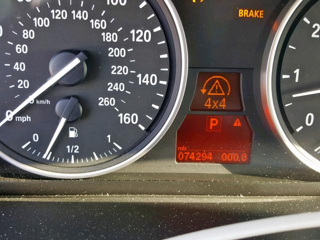 5UXFE83529L170968 - 2009 BMW X5 XDRIVE4 Gümüş fotoğraf 8