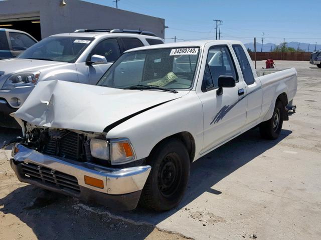 JT4VN93D3P5037048 - 1993 TOYOTA PICKUP 1/2 WHITE photo 2