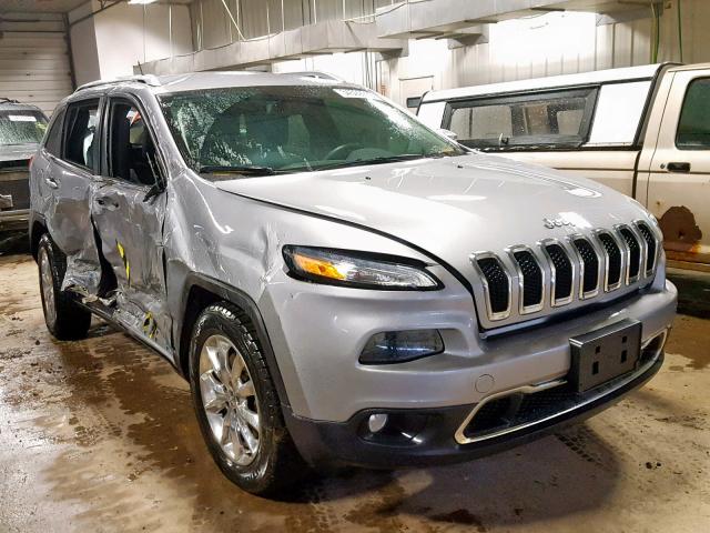 1C4PJMDS1FW630078 - 2015 JEEP CHEROKEE L SILVER photo 1