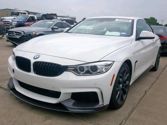 WBA3R1C59GK195849 - 2016 BMW 435 I WHITE photo 2