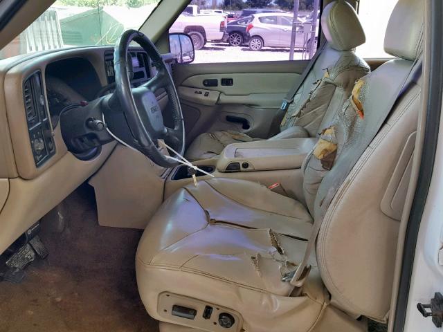 3GKEC16Z42G274619 - 2002 GMC YUKON XL C WHITE photo 5