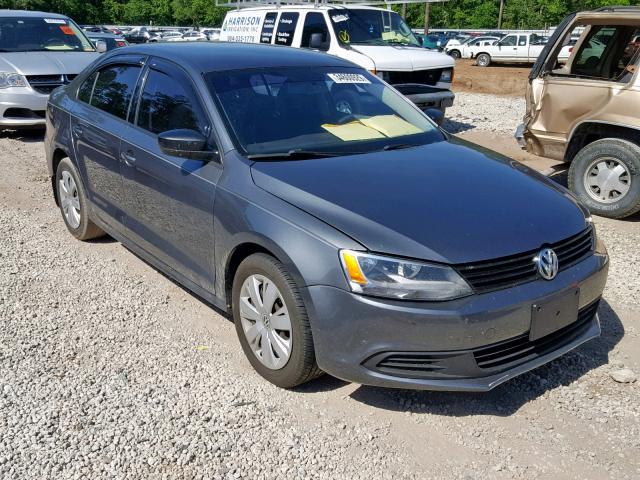 3VW1K7AJ4DM222698 - 2013 VOLKSWAGEN JETTA BASE GRAY photo 1