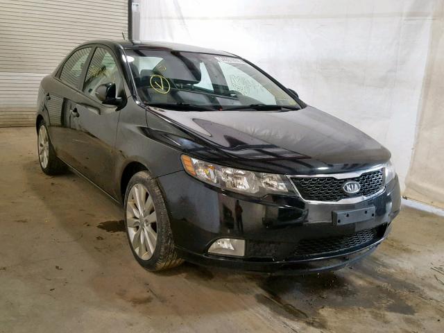 KNAFW4A39C5583892 - 2012 KIA FORTE SX BLACK photo 1