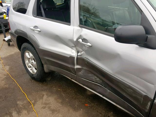 4F2CZ96143KM20487 - 2003 MAZDA TRIBUTE ES 银色 照片 9